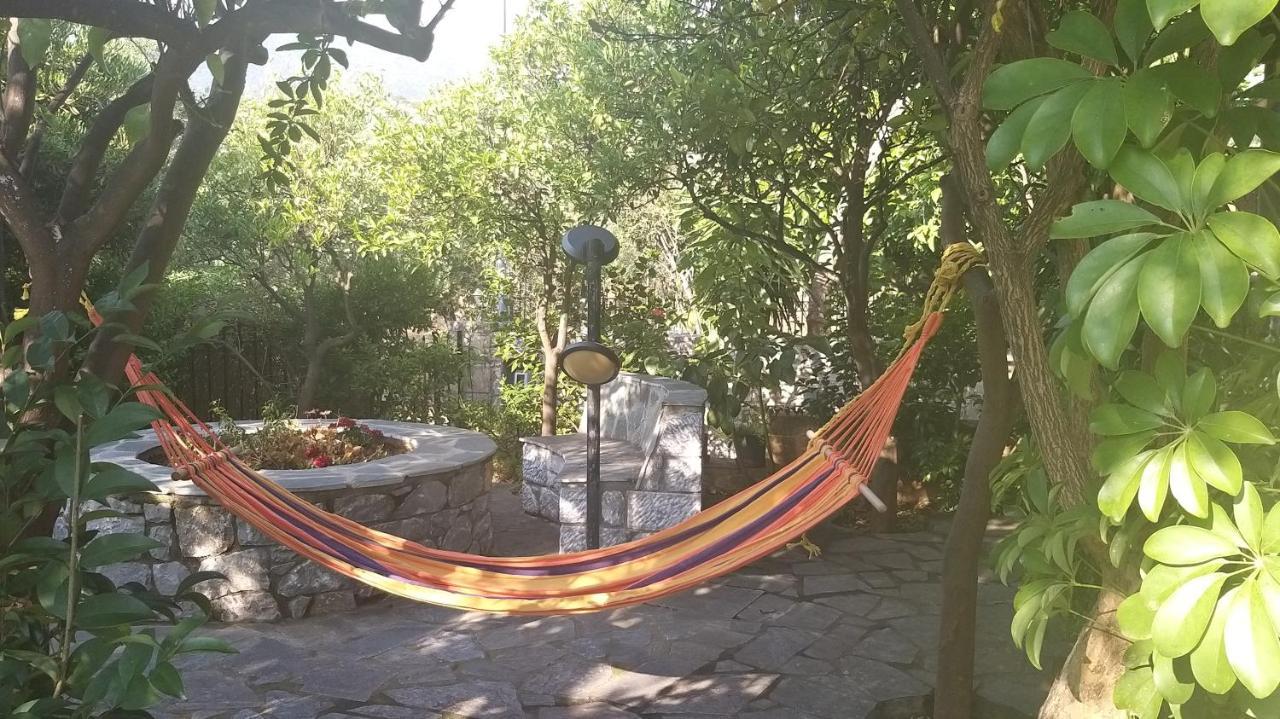 Villa Onar A Stone House With Amazing View Stoupa Bagian luar foto